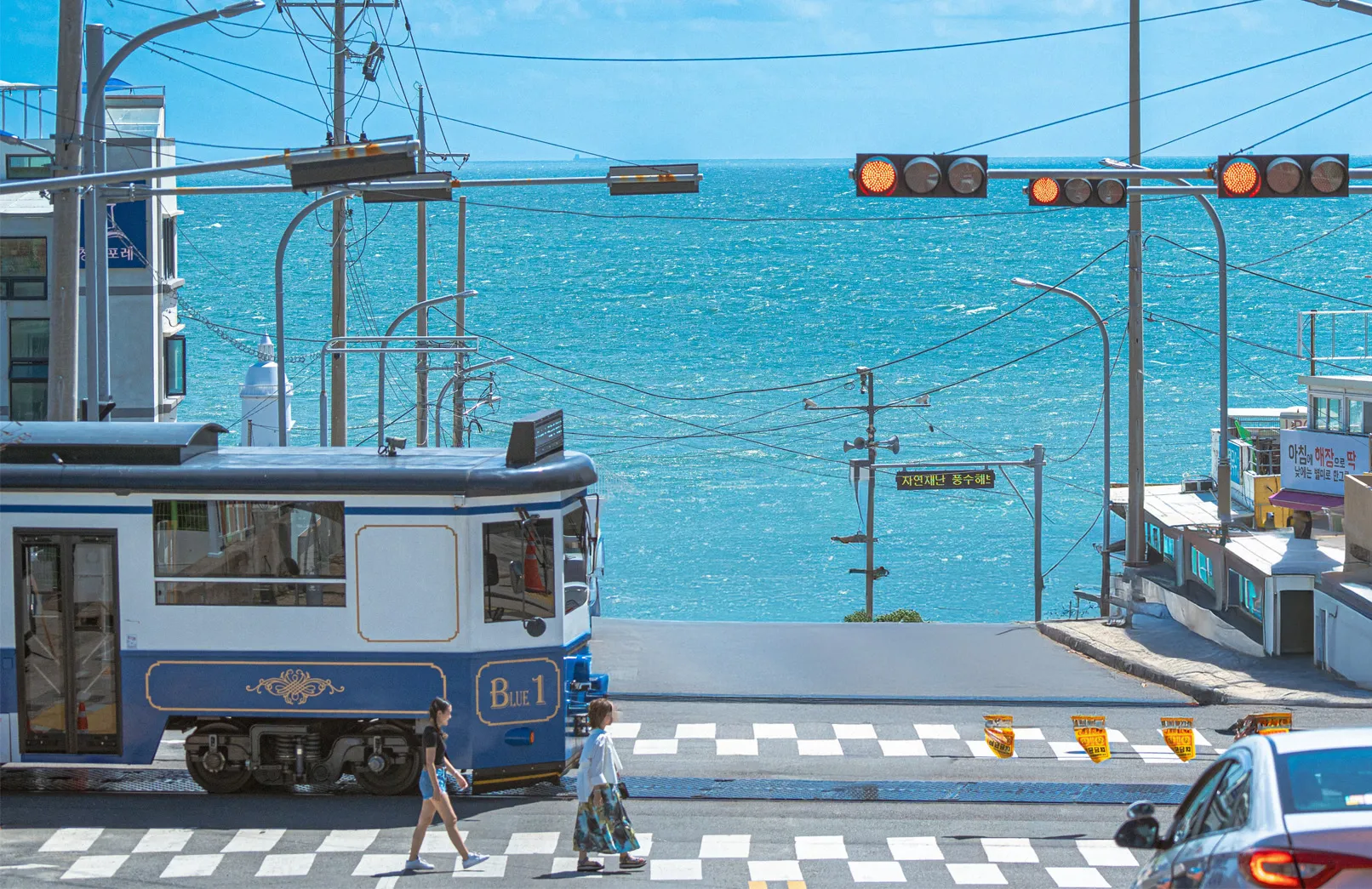 Busan Day Tour: Sky Capsule, Gamcheon, Haeundae Blueline Park & more